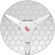 Mikrotik directional antenn; 2 x LHGG-60ad devices; CPU: Quad-core ARM Cortex A7, 716 MHz; RAM: 256 MB; Storage: 16 MB Flash; Built-in 60 GHs 802.11ad; LAN x 1; Input: 12 V - 57 V (802.3af/at and passive PoE)