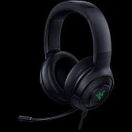 Razer Kraken V3 X USB, Gaming Headset, HyperClear Cardioid Mic, TriForce 40mm Drivers, Hybrid fabric and memory foam ear cushions, Razer Chroma™ RGB, 7.1 Surround Sound, USB-A