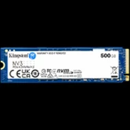 Kingston 500GB NV3 SSD M.2 2280 PCIe 4.0 NVMe, Read: 5,000/ Write: 3,000MB/s