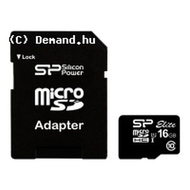 SDMicro  16Gb Silicon Power Class10 +Adapter SP016GBSTHBU1V10SP