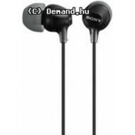 Fejhal Sony MDR-EX15LP fülhallgató Black