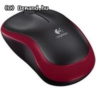 Mouse Logitech Cordless Optical NB M185 Red Nano 910-002240/