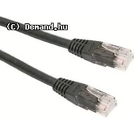 Kab UTP Patch 0,25m Fekete Gembrid PP12-0.25M/BK