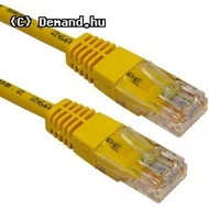 Kab UTP Patch 1m Sárga Gembird PP12-1M/Y