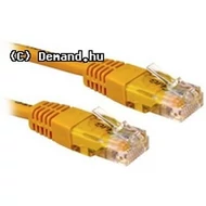 Kab UTP Patch 1,5m Sárga Gembird PP12-1.5M/Y