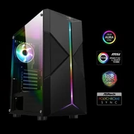 HZS-Spirit of Gamer CLONE 3 RGB fekete ablakos táp nélküli ház