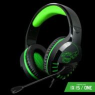 HKM-Spirit of Gamer PRO-H3 Xbox One fekete-zöld Headset