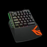 KEY-Meetion MT-KB015 USB fekete billentyűzet