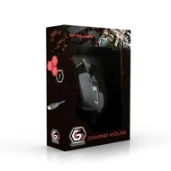 MOU-Gembird MUSG-001-G fekete gamer USB egér Zöld