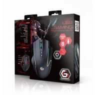 MOU-Gembird MUSG-RAGNAR-RX300R fekete gamer USB egér RGB