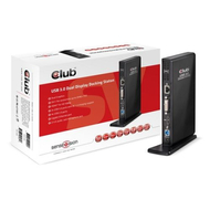 USB Club3D USB 3.0 Dual Display Docking Station