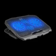 NBT STD White Shark CP-25 ICE WARIOR Notebook hűtőpad - Fekete