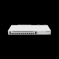 MikroTik 2004-1G-12S+2XS 12x SFP+ porttal, 2xSFP28 port, 1x gigabites RJ45, duál táp, 4GB RAM