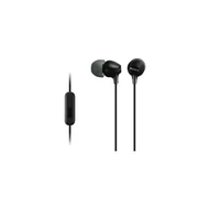SONY MDREX15APB.CE7, 18-22000 Hz, 16 ohm, 3.5 mm Jack, 1,2 m Vezetékes, szilikonos Fülhallgató mikrofonnal, Fekete