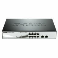 D-LINK Switch 8x1000Mbps(8xPOE) + 2xGigabit SFP Menedzselhető Rackes, DGS-1210-08P/E