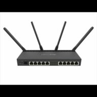 MIKROTIK Wireless Router DualBand 10x1000Mbps + 1x10Gbit SFP+, AC2000, Asztali - RB4011IGS+5HACQ2HND-IN