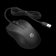 HP vezetékes egér 100 - fekete