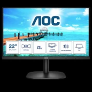 AOC VA monitor 21.5" 22B2H, 1920x1080, 16:9, 250cd/m2, 4ms, VGA/HDMI