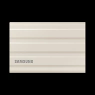 SAMSUNG Hordozható SSD T7 Shield, USB 3.2 Gen.2 (10Gbps), 2TB, Bézs