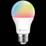 EZVIZ LB1, állítható fényerejű színes WiFi LED izzó, 806 lumen, 6500-2700K, ütemezés&időzítés, energiatakarékos, 8W, E27