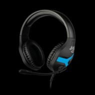 KONIX - MYTHICS PS4 Fejhallgató Nemesis Gaming Stereo Mikrofon, Fekete-Kék