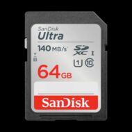 SANDISK 215415, SDXC ULTRA KÁRTYA 64GB, 140MB/s CL10 UHS-I