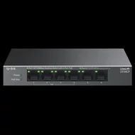 TP-LINK Switch 6x100Mbps (4xPOE) Fémházas Asztali, LS106LP