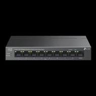 TP-LINK Switch 9x100Mbps (8xPOE+) Fémházas Asztali, LS109P