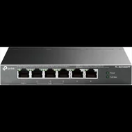TP-LINK Switch 6x1000Mbps(3xPOE+ + 1xPOE++) Fémházas Asztali, TL-SG1006PP