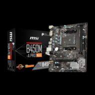 MSI Alaplap AM4 B450M-A PRO MAX AMD B450, mATX