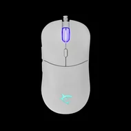 WHITE SHARK BAGDEMAGUS-W, GM-5010W gamer egér, 6D, fehér, 7200 dpi, RGB