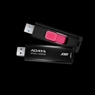 ADATA SSD Külső USB 3.2 1TB SC610, Fekete/Piros