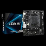 ASROCK Alaplap AM4 A520M-HDV AMD A520, mATX