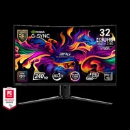 MSI Monitor GAMING MPG 321CURX QD-OLED Ívelt 31,5" UHD 3840x2160, 1700R, 240Hz, 0,03ms, 2x HDMI, DP, USB-C