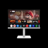 MSI Monitor Business Modern MD272UPSW 27" UHD, 3840x2160, 60Hz, IPS, 4ms, HDMI, DP, USB-C, Pivot, White - SMART