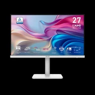 MSI Monitor Business Modern MD272UPHW 27" UHD, 3840x2160, 60Hz, IPS, 4ms, HDMI, DP, USB-C, Pivot, Docking, White
