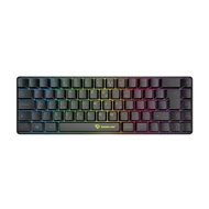 SILVERLINE gamer vezetékes billentyűzet, kompakt, RGB világítás, HU