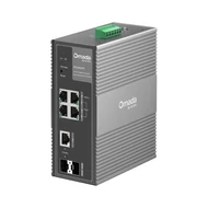 TP-LINK Switch Ipari 3x1000Mbps(POE+) + 1x1000Mbps(POE++) + 1xSFP + 1xGigabit kombó SFP Fémházas, IES206GPP