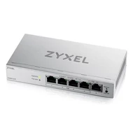 ZYXEL Switch 5x1000Mbps (4xPOE+), Fémházas Asztali, GS1200-5HPV3-EU0101F
