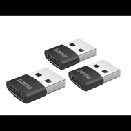 HAMA 201532, FIC E3 ADAPTER USB A DUGÓ/USB TYPE-C ALJZAT, 3DB