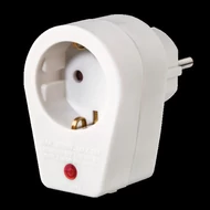 HAMA 223323, FIP HÁLÓZATI TÚLFESZÜLTSÉG VÉDŐ ADAPTER, FEHÉR
