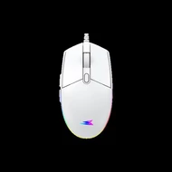BARACUDA BGM-112W CRAB-W vezetékes gamer egér, 3600dpi, fehér