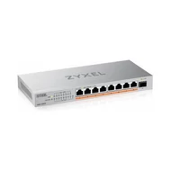 ZYXEL Switch 8x2500Mbps(8xPOE++) + 1xSFP+ Fémházas Asztali, XMG-108HP-EU0101F