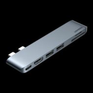 UGREEN CM380 6 az 1-ben  USB-C hub adapter, MacBook Air / Pro-hoz (szürke)