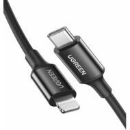 UGREEN US171 USB-C Lightning kábel, 36W, 1m (fekete)