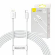 Baseus Superior Series  USB-C kábel 65W, PD, 2m (Fehér)