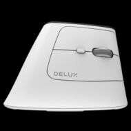 Delux MV6 Vezeték nélküli vertikális egér, DB BT+2.4G (fehér)