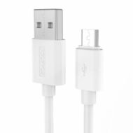 USB to Micro USB cable Romoss CB-5 2.1A, 1m (gray)