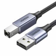 UGREEN USB 2.0 A-B kábel, 5 m (fekete)