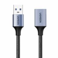 UGREEN Extension Cable USB 3.0, male USB to female USB, 1m (black)